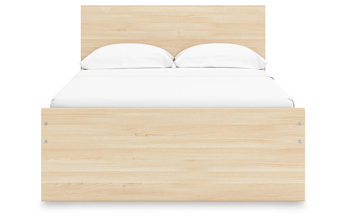 Onita Full Panel Platform Bed with 1 Side Storage