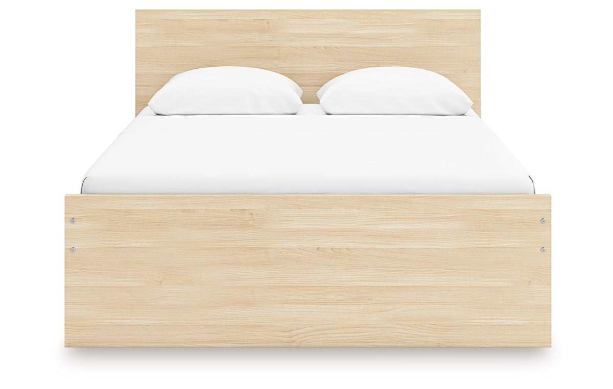 Onita Full Panel Platform Bed with 2 Side Storage
