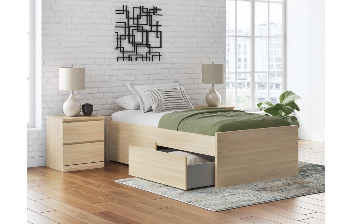 Onita Twin Platform Bed with 1 Side Storage