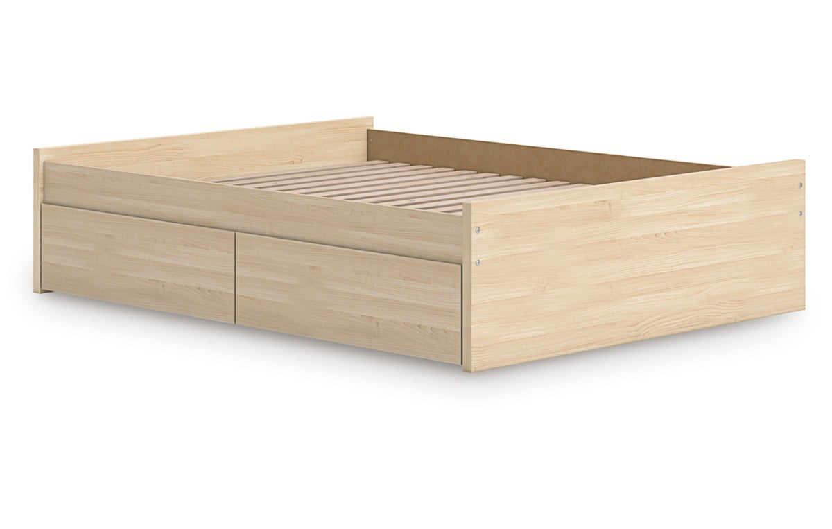 Onita Queen Platform Bed with 2 Side Storage