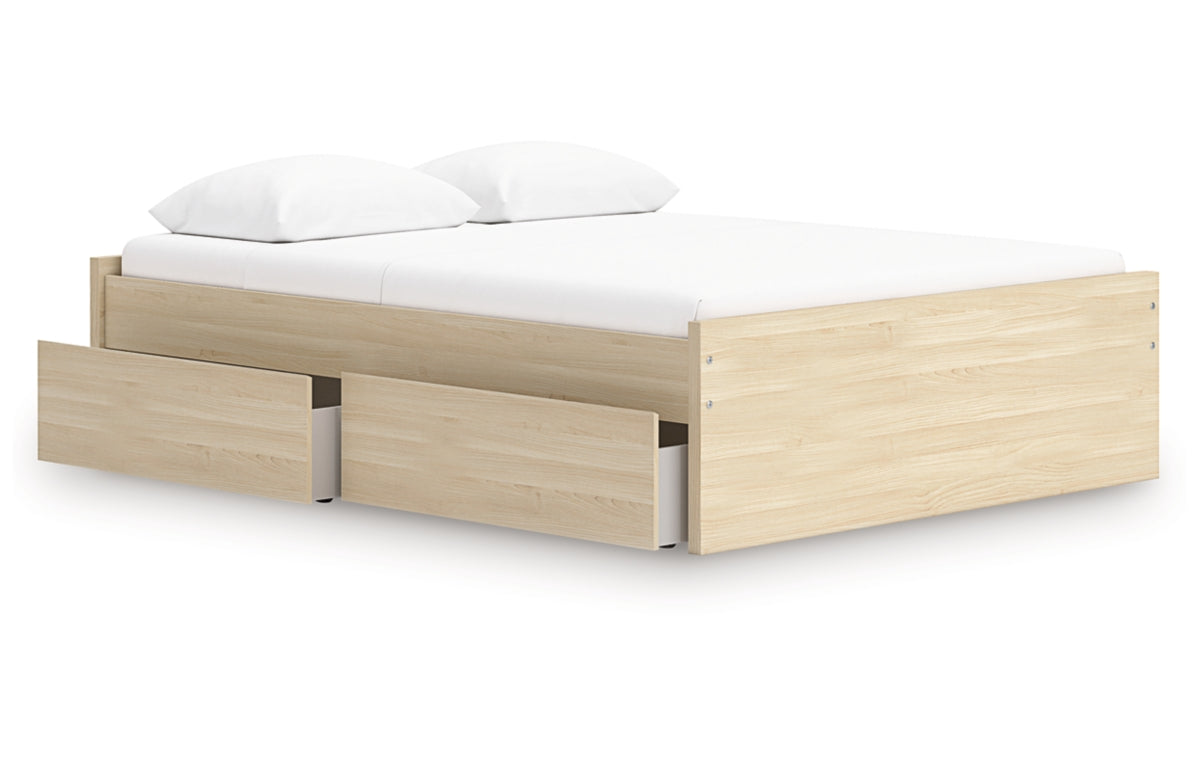 Onita Queen Platform Bed with 2 Side Storage
