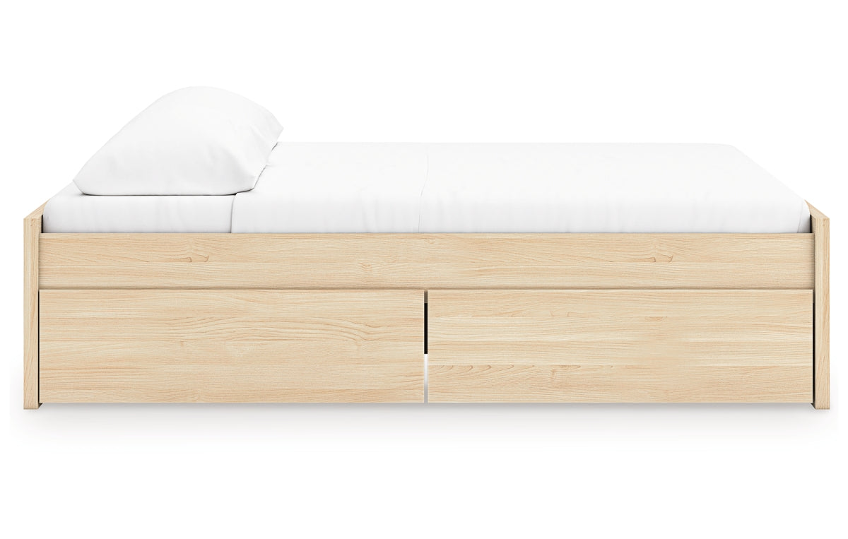 Onita King Platform Bed with 1 Side Storage