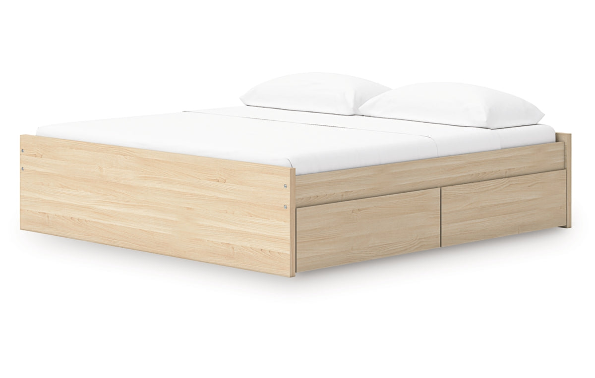 Onita King Platform Bed with 2 Side Storage