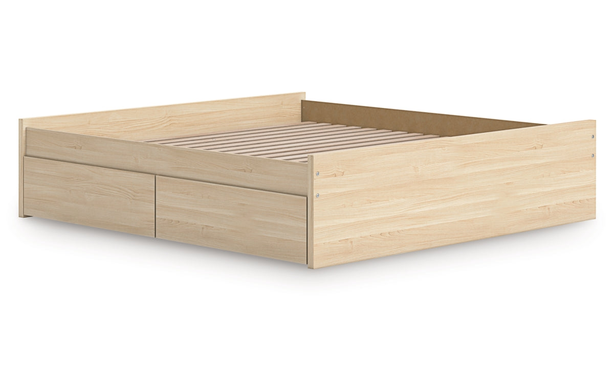 Onita King Platform Bed with 2 Side Storage