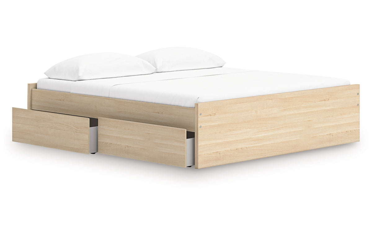 Onita King Platform Bed with 2 Side Storage