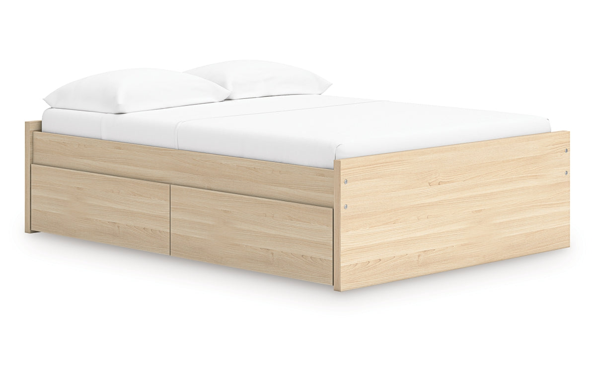 Onita Full Platform Bed with 1 Side Storage