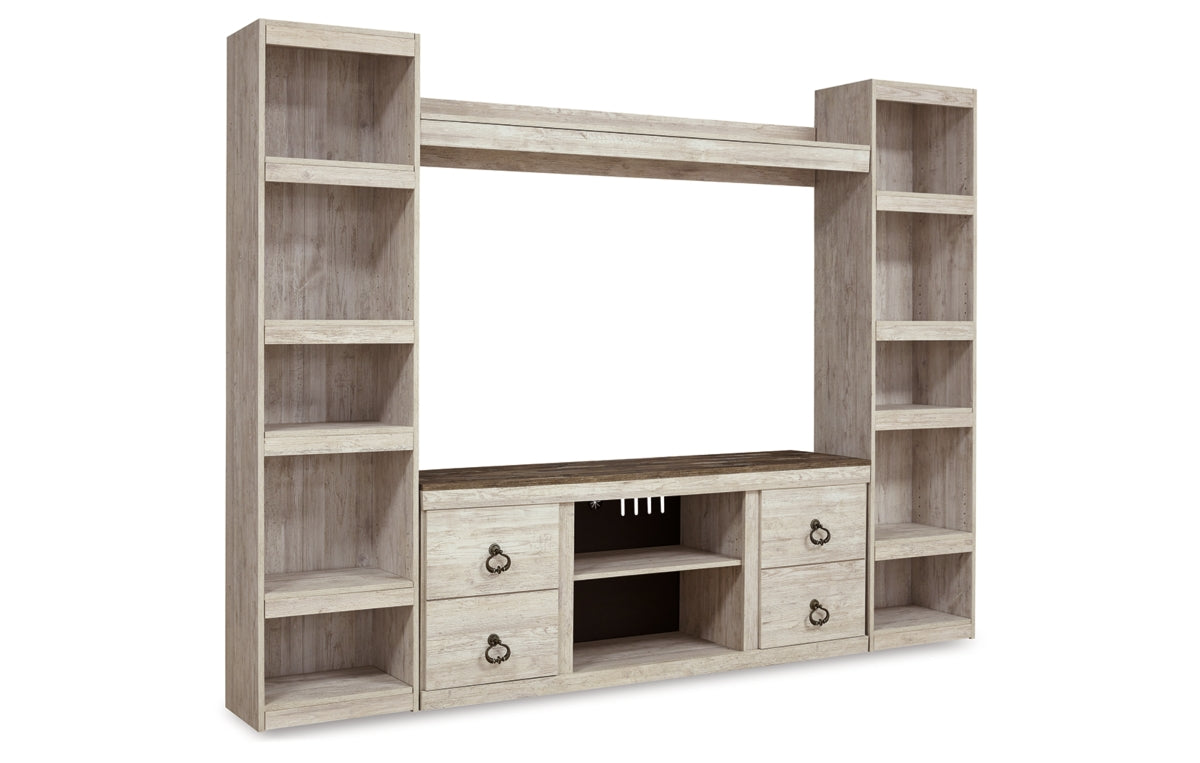 Willowton 4-Piece Entertainment Center