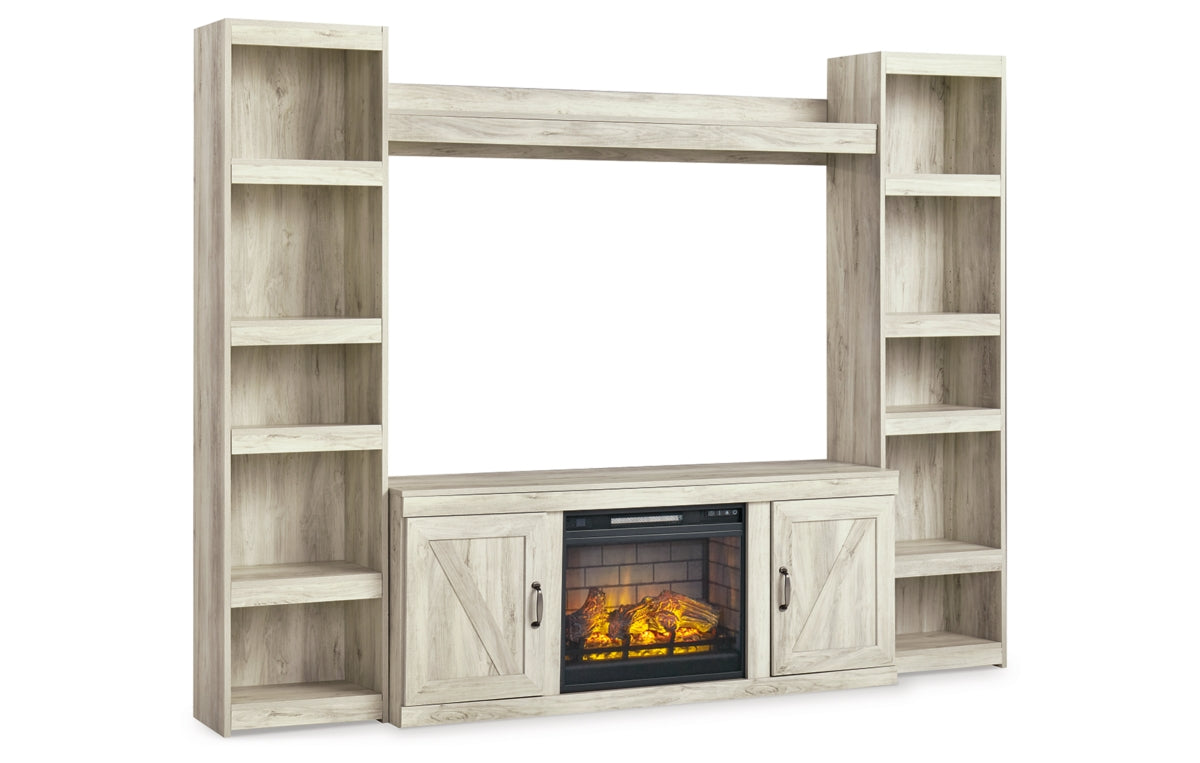 Bellaby 4-Piece Entertainment Center with Electric Fireplace