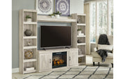 Bellaby 4-Piece Entertainment Center with Electric Fireplace