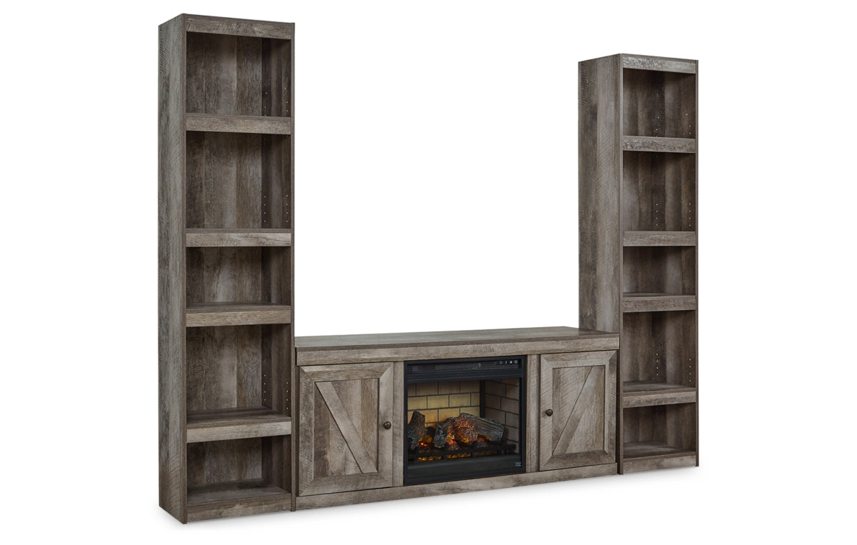 Wynnlow 3-Piece Entertainment Center with Electric Fireplace