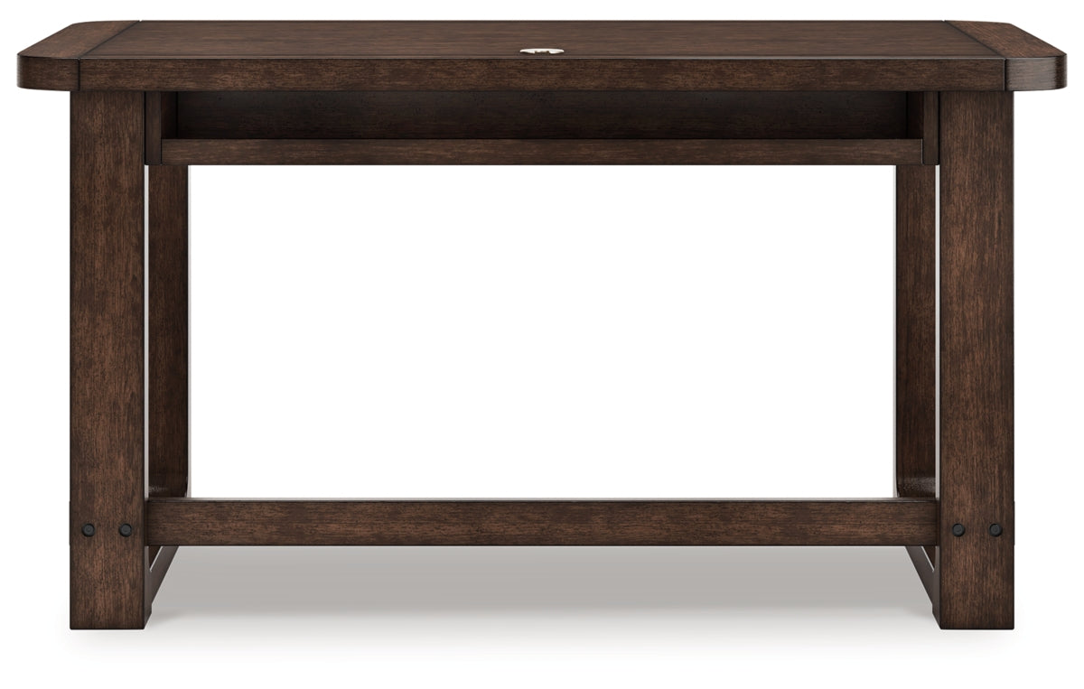 Breckington Home Office Desk with Chair and Storage