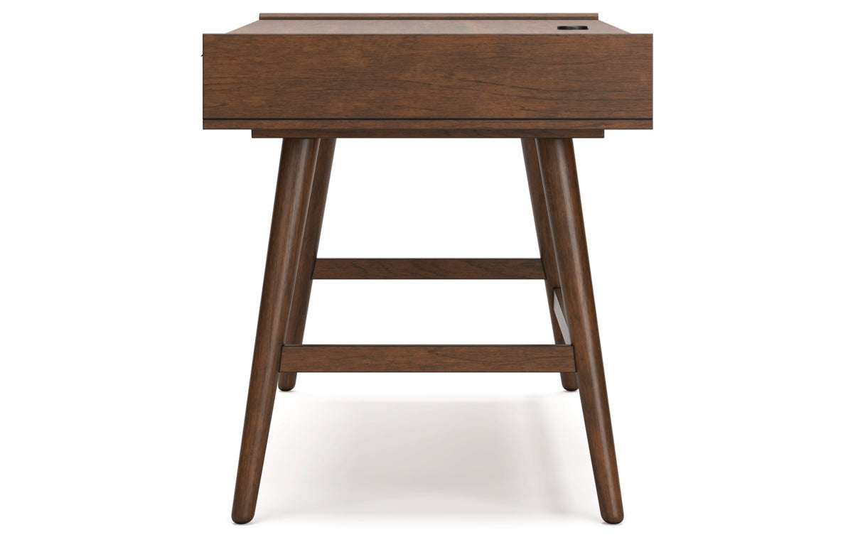 Lyncott Home Office Desk with Chair and Storage