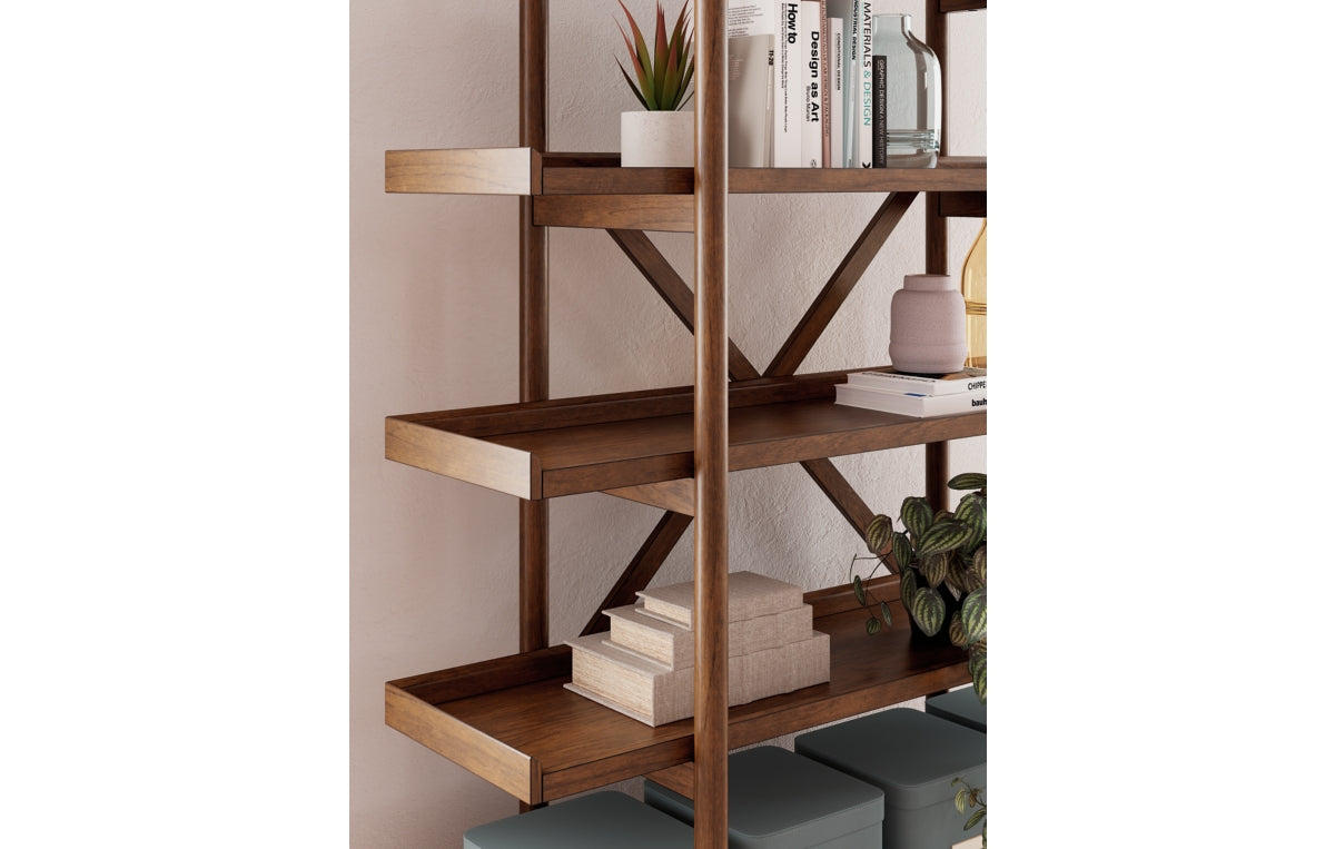 Lyncott Home Office Desk with Chair and Storage