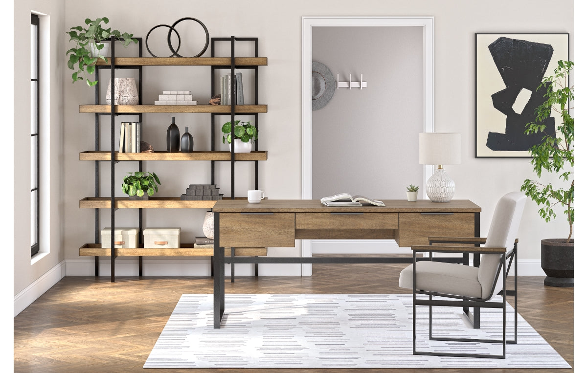 Montia Home Office Desk with Chair and Storage