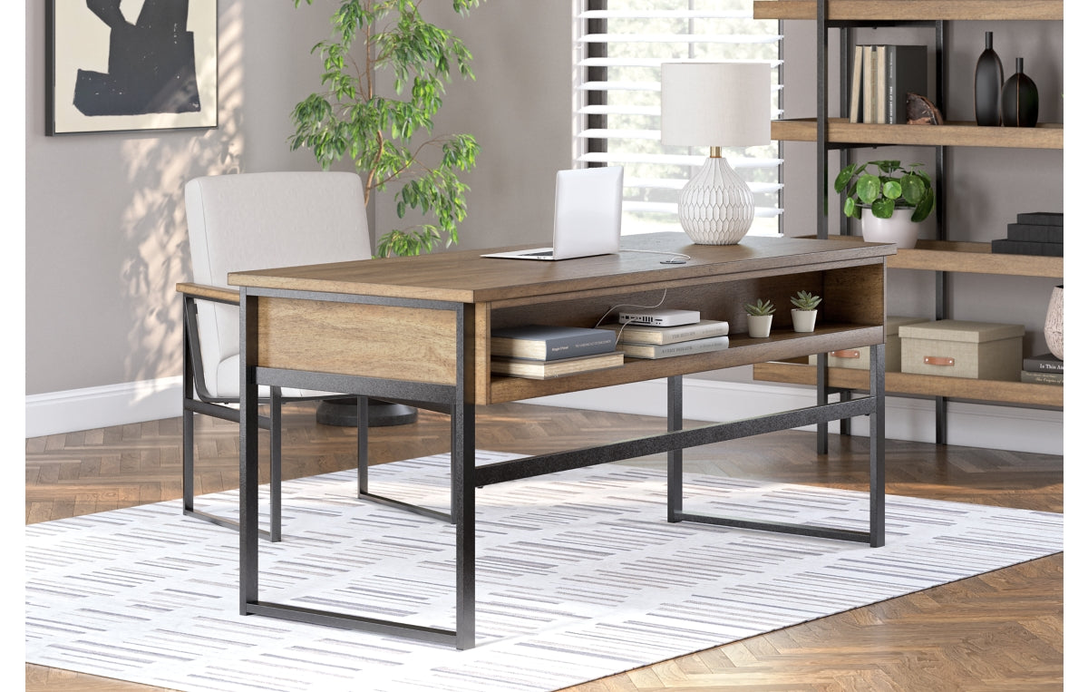 Montia Home Office Desk with Chair and Storage