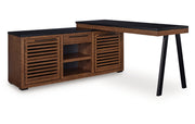 Kallari Credenza with Desk Return