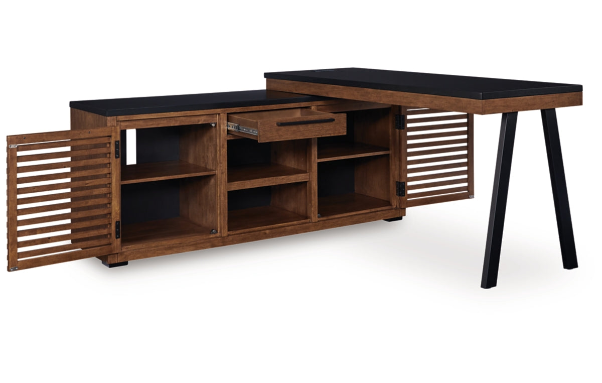 Kallari Credenza with Desk Return