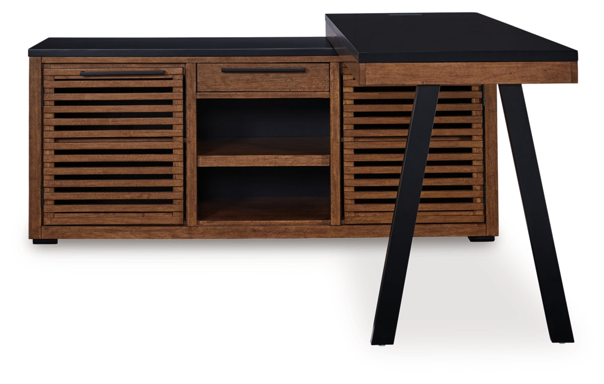 Kallari Credenza with Desk Return