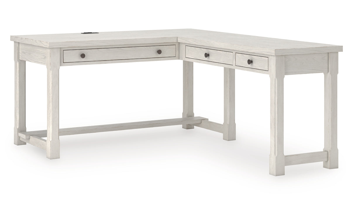 Robbinsdale L-Shaped Home Office Desk