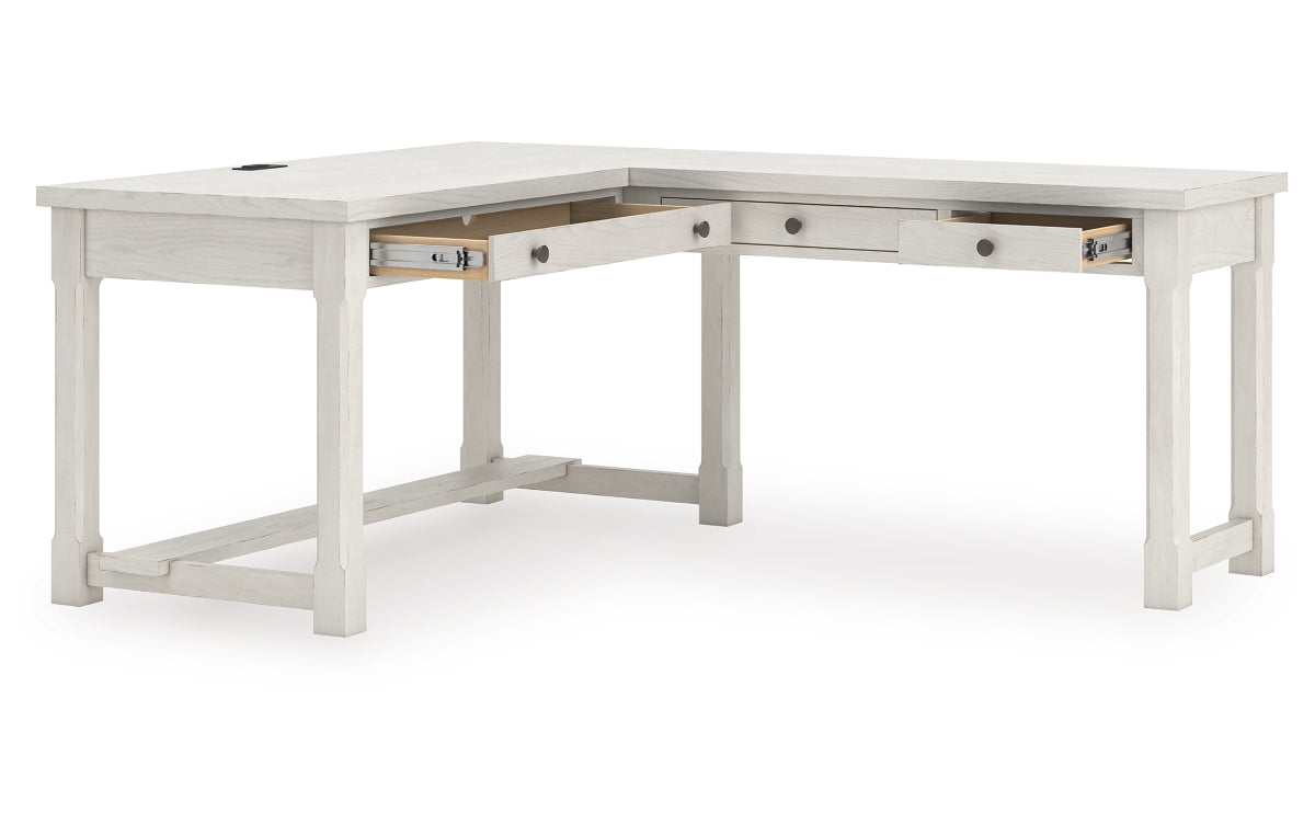 Robbinsdale L-Shaped Home Office Desk