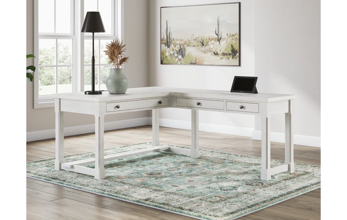 Robbinsdale L-Shaped Home Office Desk