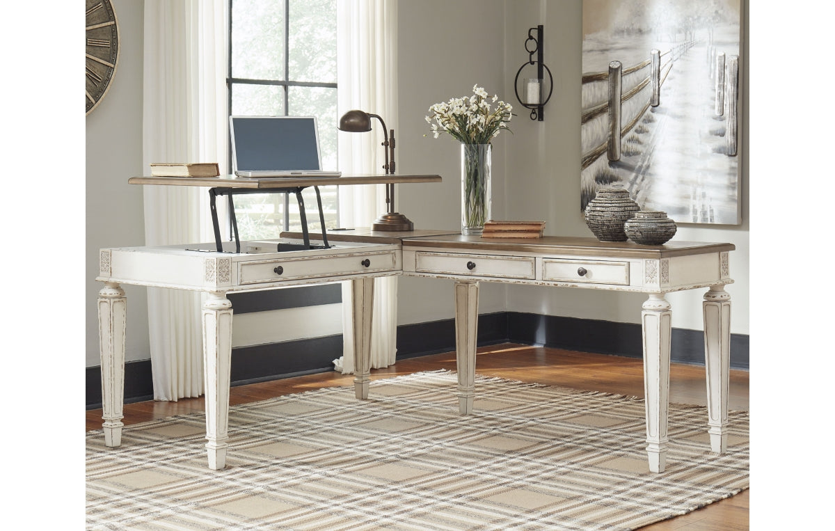 Realyn 2-Piece Home Office Lift Top Desk