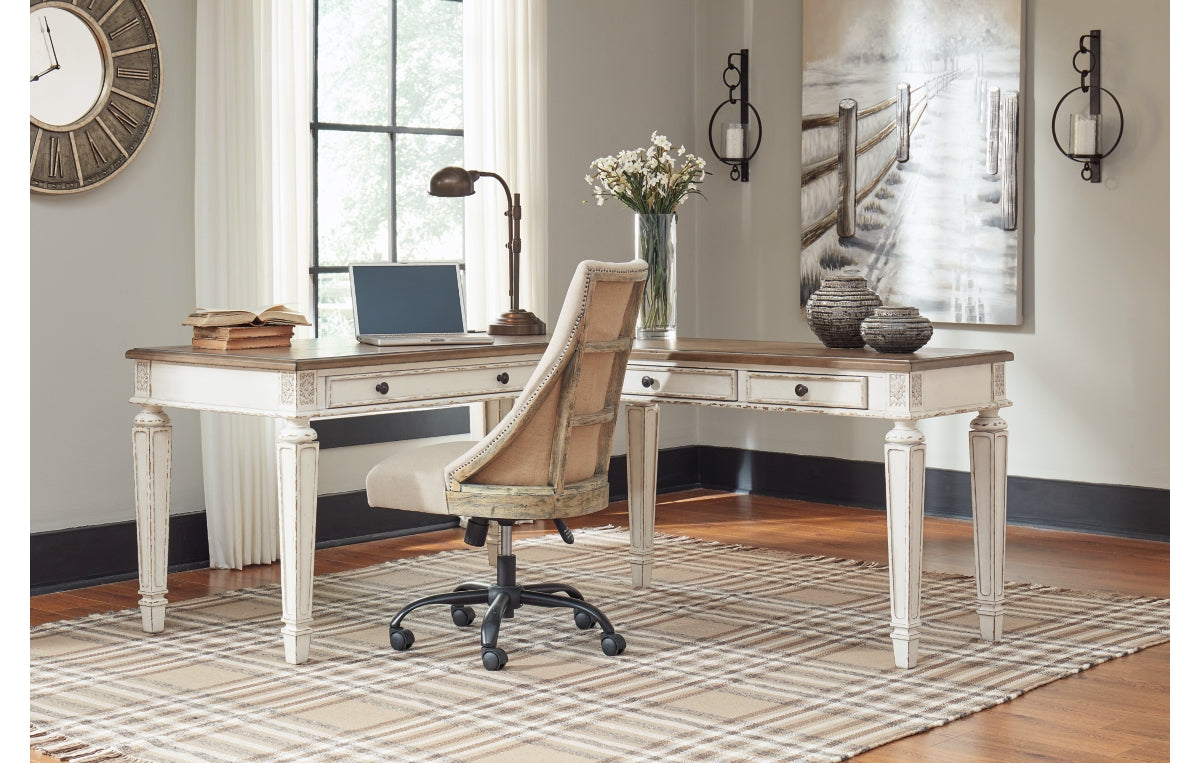 Realyn 2-Piece Home Office Lift Top Desk