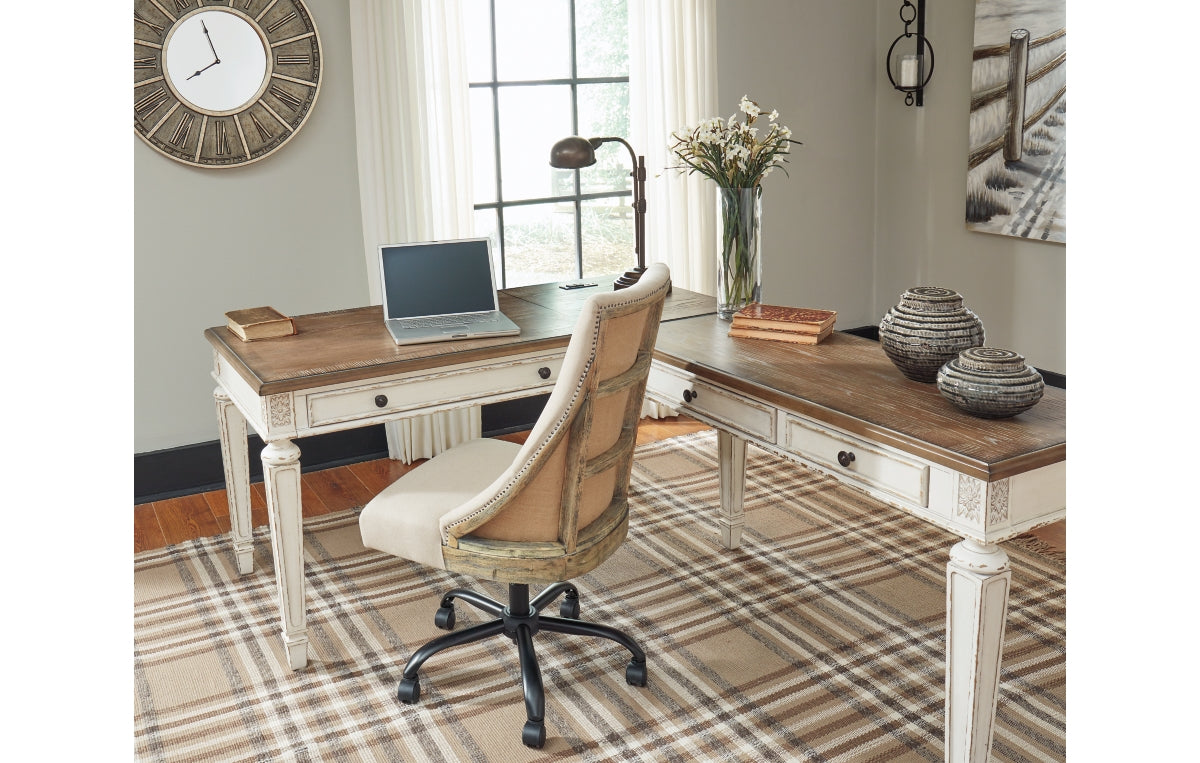 Realyn 2-Piece Home Office Lift Top Desk