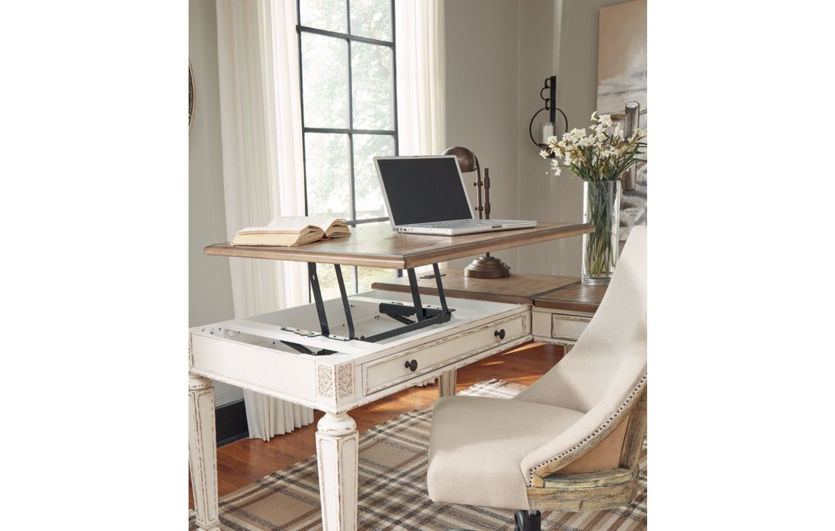 Realyn 2-Piece Home Office Lift Top Desk