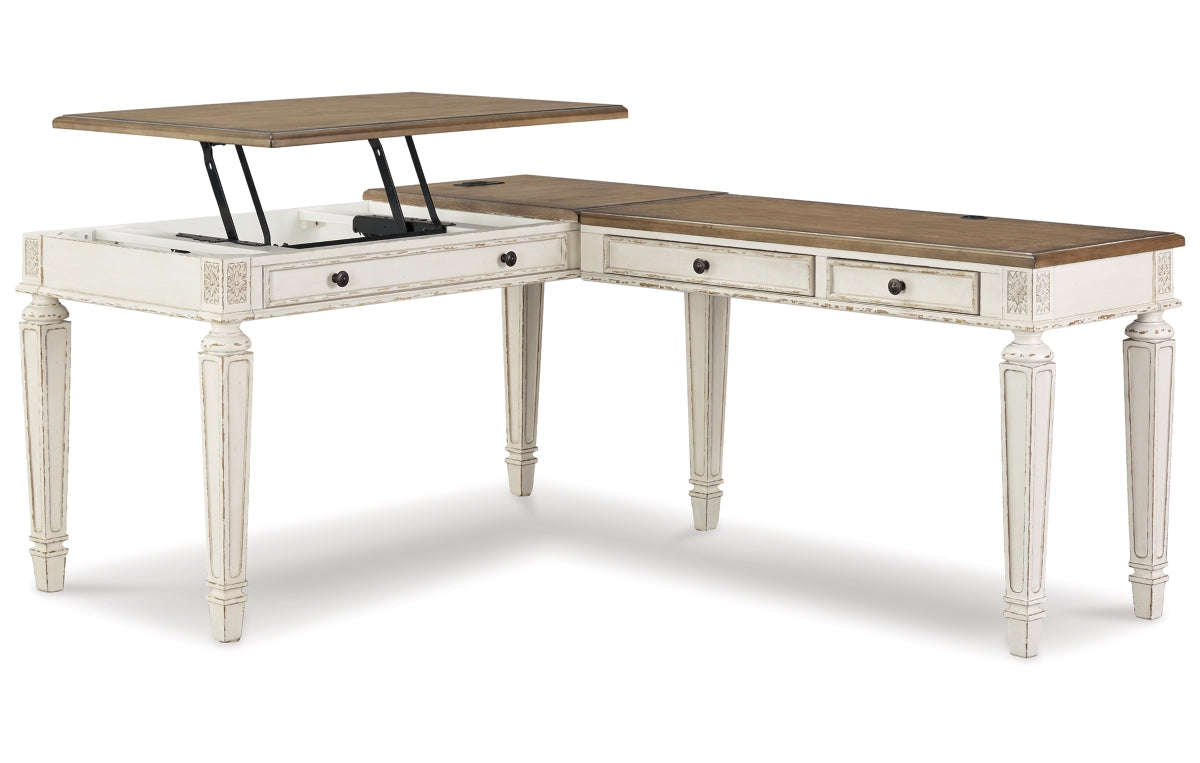 Realyn 2-Piece Home Office Lift Top Desk
