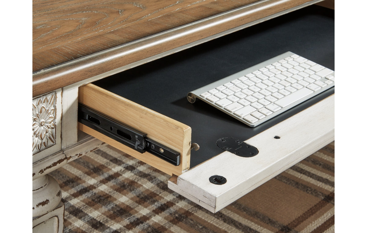 Realyn Home Office Desk and Storage