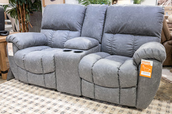 Bakerstein Power Reclining Loveseat with Console