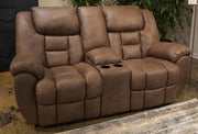 Mahalon Reclining Loveseat with Console