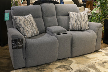Lunebrook Power Reclining Loveseat with Console