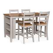 Harperfeld Counter Height Dining Table and 4 Counter Stools