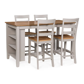 Harperfeld Counter Height Dining Table and 4 Counter Stools