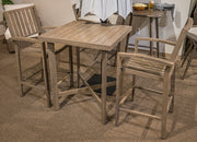 Vista Point Outdoor Counter Height Dining Table and 2 Barstools (Set of 3)
