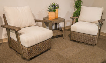 Marin Sands Outdoor Chairs And End Table (Set Of 3)