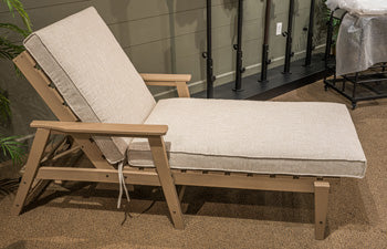 Grover Beach Outdoor Chaise Lounge with Cushion