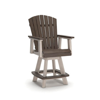 Vista Highlands Outdoor Counter Height Bar Stool (Set of 2)