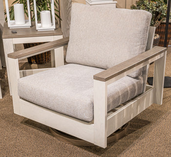 Vista Highlands Outdoor Swivel Lounge Chair with Cushion