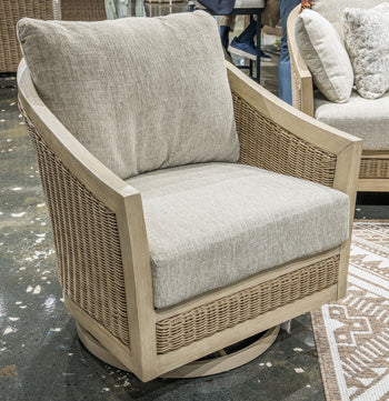 Thunder Trails Outdoor Swivel Lounge Chair