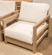 Arc Lake Outdoor Lounge Chair with Cushion