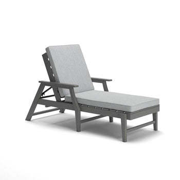 Cove Beach Outdoor Chaise Lounge with Cushion