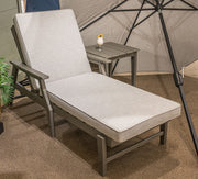 Cove Beach Outdoor Chaise Lounge with Cushion