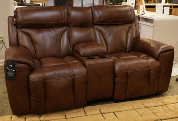 Corvique Power Reclining Loveseat with Console
