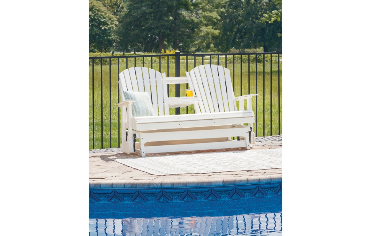 Hyland Wave Outdoor Glider Loveseat