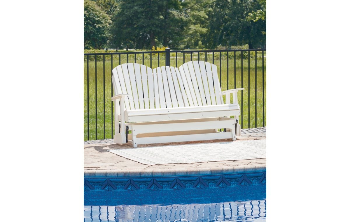 Hyland Wave Outdoor Glider Loveseat