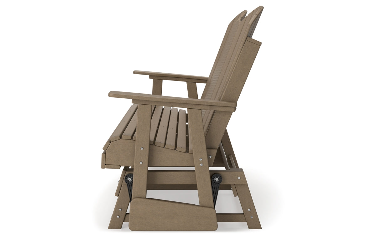 Hyland Wave Outdoor Glider Loveseat