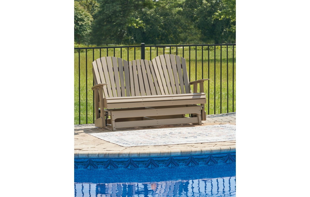 Hyland Wave Outdoor Glider Loveseat